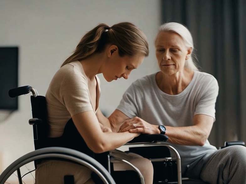 Powerful Day in the Life photo of woman in wheelchair