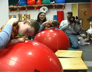 James filming boys therapy for a Day in the Life Personal Injury video