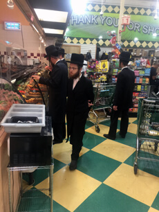 Some of the local shoppers